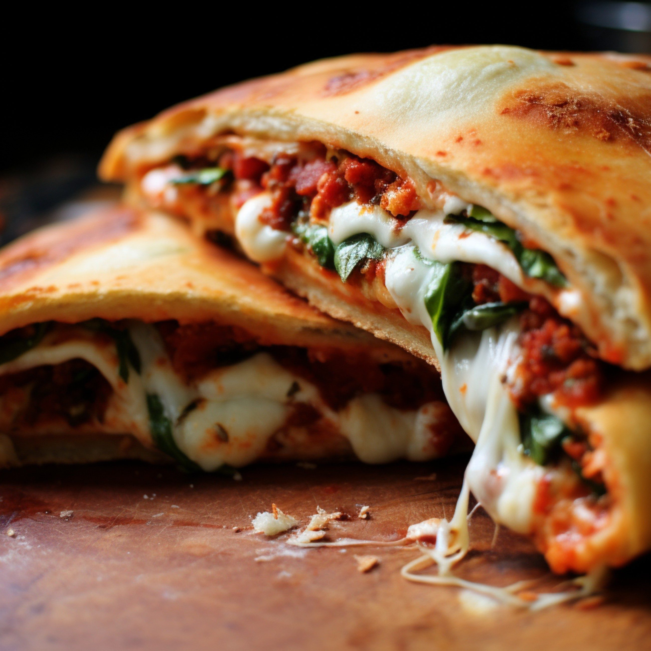 Ionian Veggie Calzone.