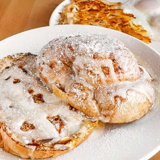 Big Ass Cinnamon Roll French Toast