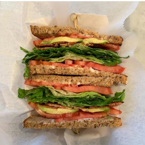 Bacon, Lettuce and Tomato Sandwich.