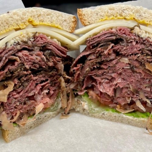 Hot Italian Sandwich.