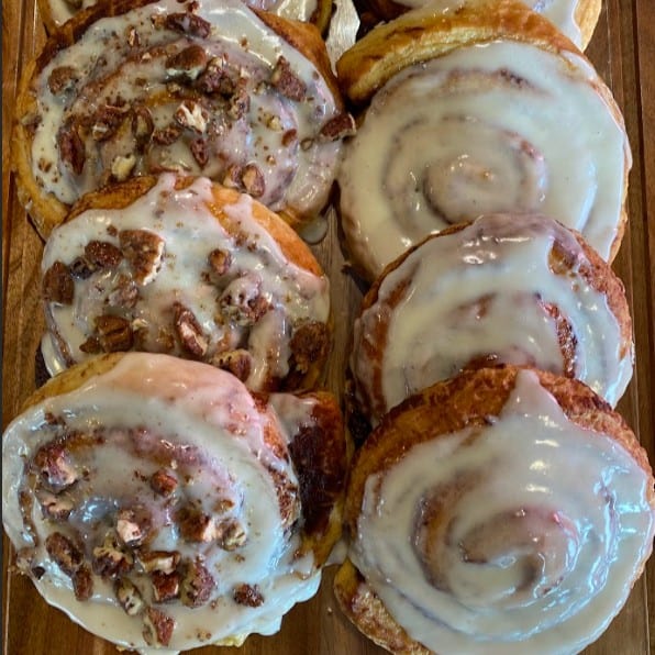 CINNAMON ROLLS.