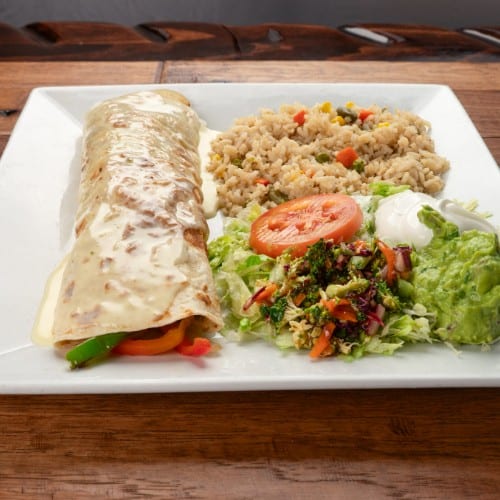 159. Burrito Grande Vegetariano (Lunch).