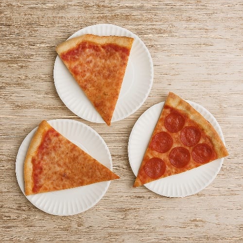 3 Slices Pizza & Can of Soda.