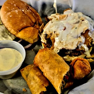 The Crunchy Queso Burger