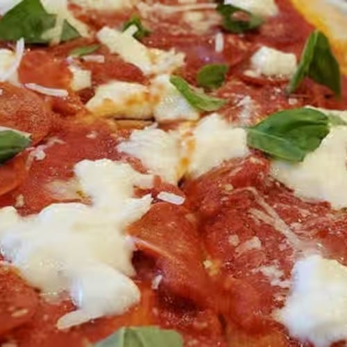 Quattro Formaggi Pizza.