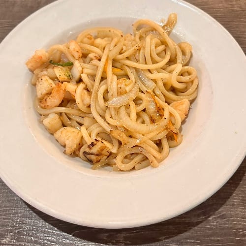 Seafood Yaki Udon Noodle.