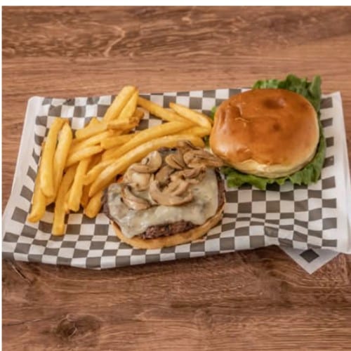 Black N Blue Burger.