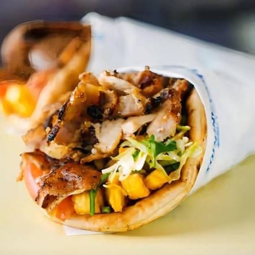 Greek Chicken Gyro.