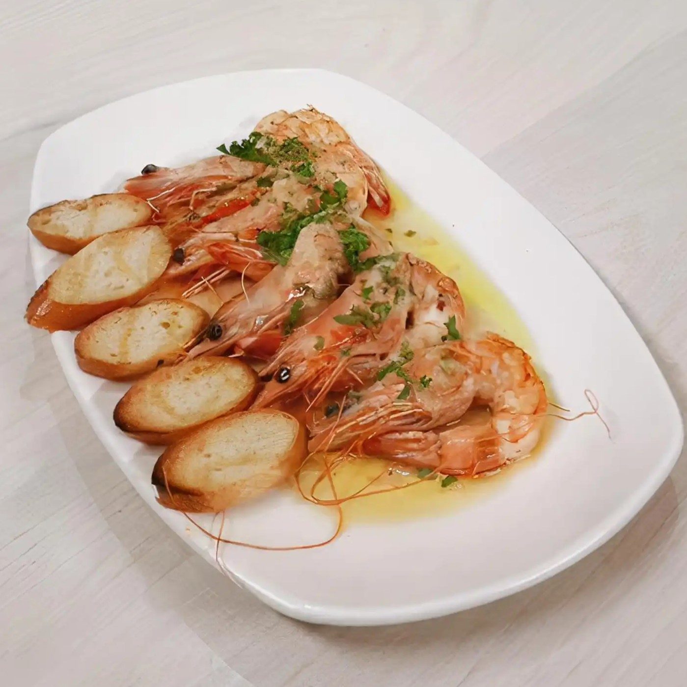 Gambas Al Ajillo Plate.