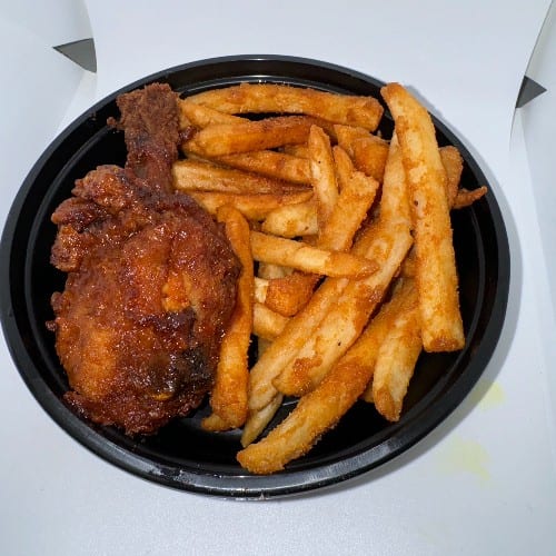 Barbifry Chicken Leg Kids Meal.