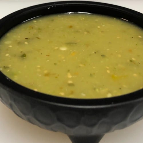 Salsa Verde Picante Lunch.