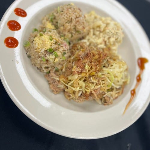 Kalua Pig and Cabbage.