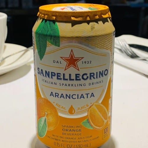 San Pellegrino Aranciata.