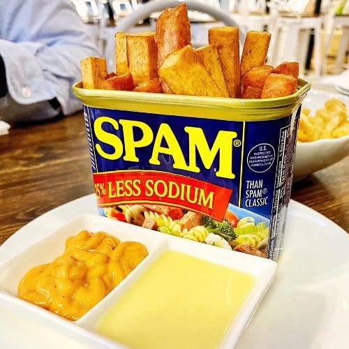 Spam & Taro Fries 餐肉芋條.