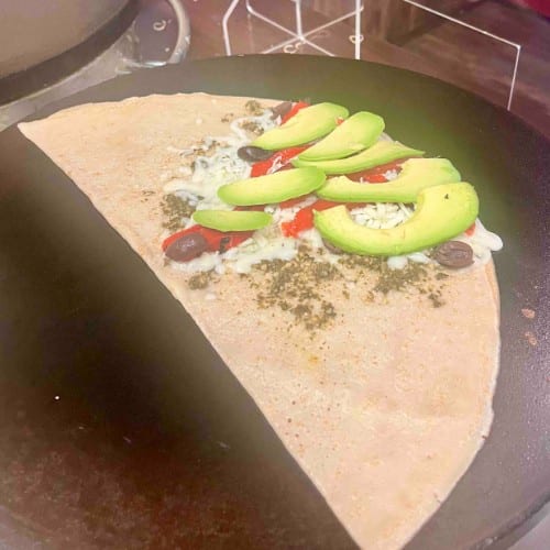 Veggie Melt Crepe.