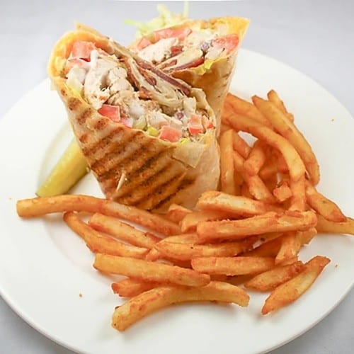 Chicken Ranch Wrap Deluxe.