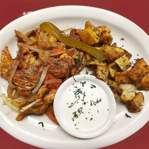 Kids Chicken Shawarma Platter.