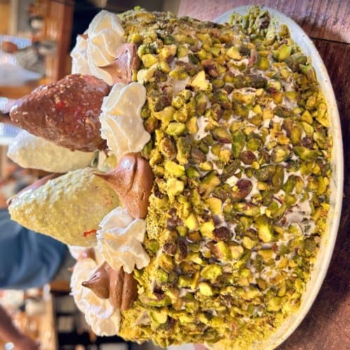Pistachio Cake.