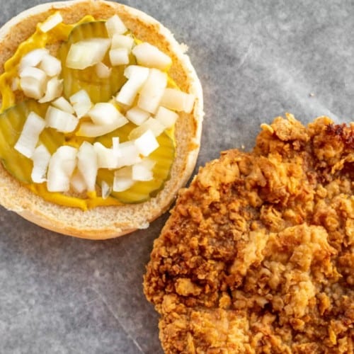 Breaded Chicken Sandwich.