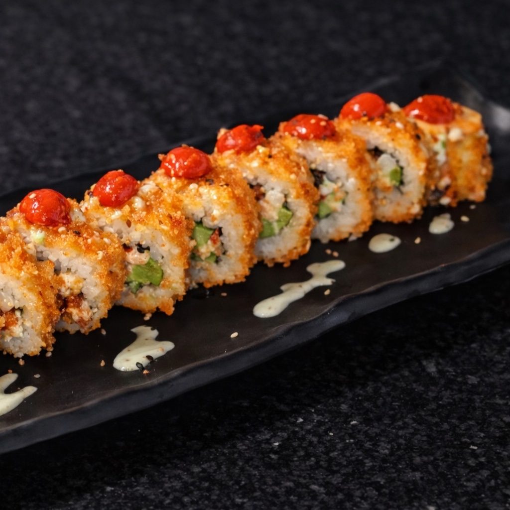 Spicy Tuna Deep-Fried Roll.