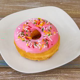 Pink Sprinkle Round