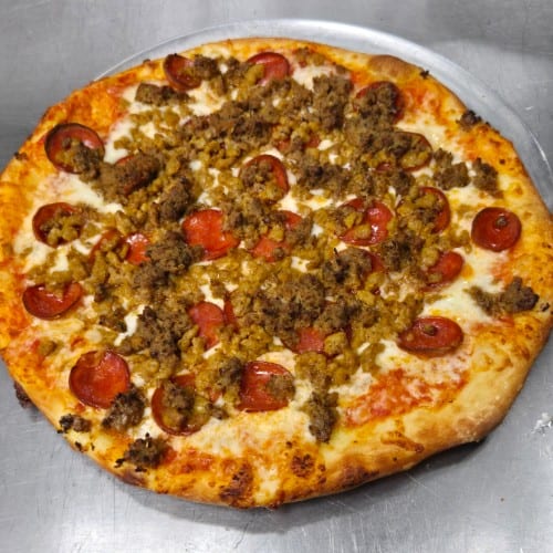 Meat Lovers Pizza.