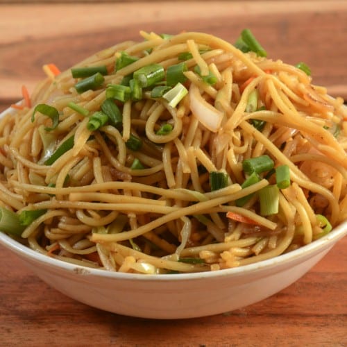 Veg Hakka Noodles.