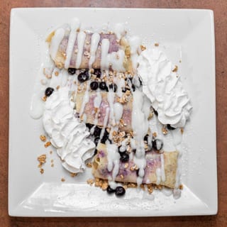 Blueberry Crepes