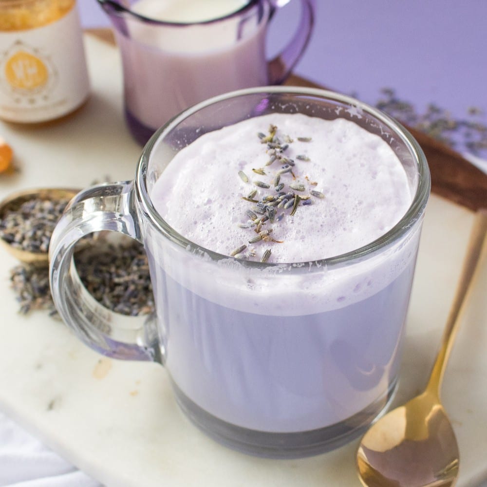 Hot Lavender Latte 熱薰衣草拿鐵.