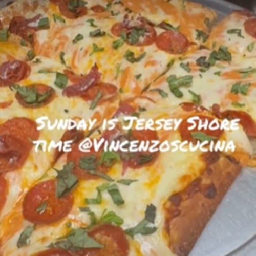 Jersey Shore Sicilian Square Pie.