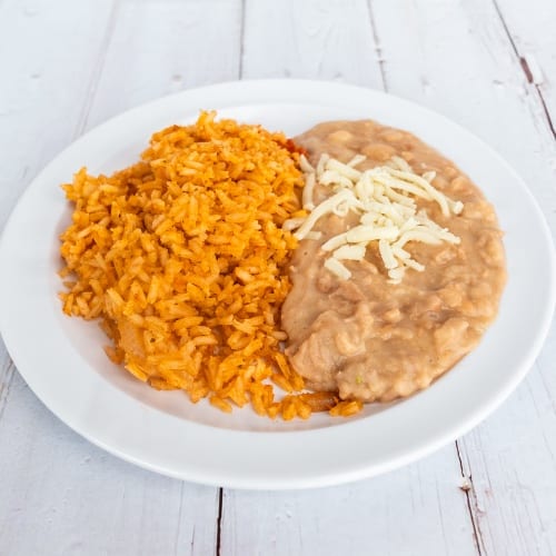 Side Rice & Beans.