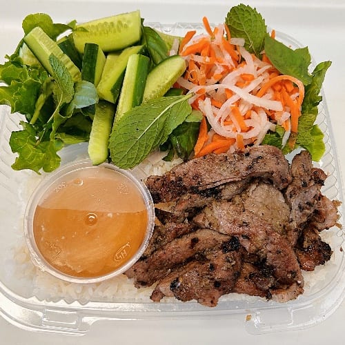 Grilled Pork Rice Bowl.