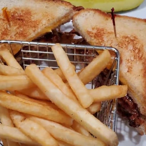 The Village O.M.G. Burger.