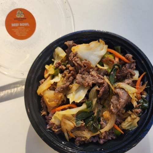 Beef Rice Bowl.