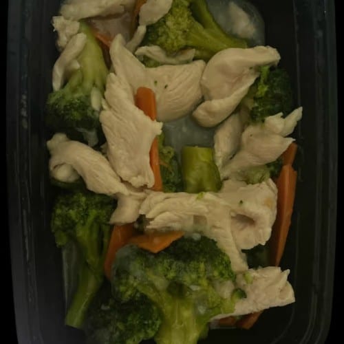 Chicken with Broccoli.