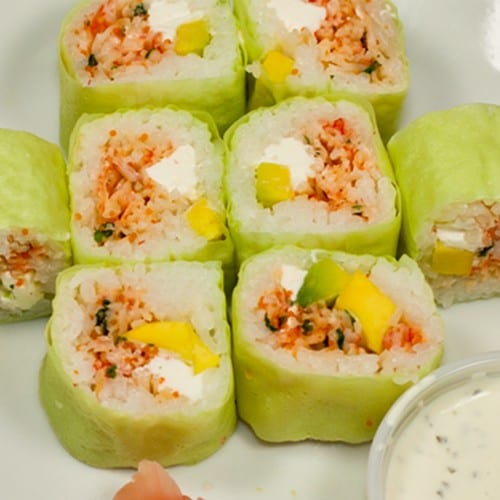 Soy Paper Special Roll.