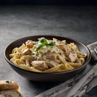 Fettuccine Chicken Alfredo Tray