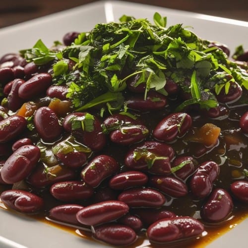 Stewed Red Beans (Vegan).