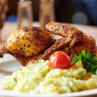 Half Broiled Chicken