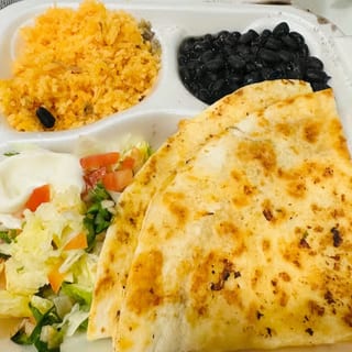 Quesadilla dinner
