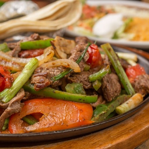 Sirloin Steak Fajitas (Supersize - For 2).