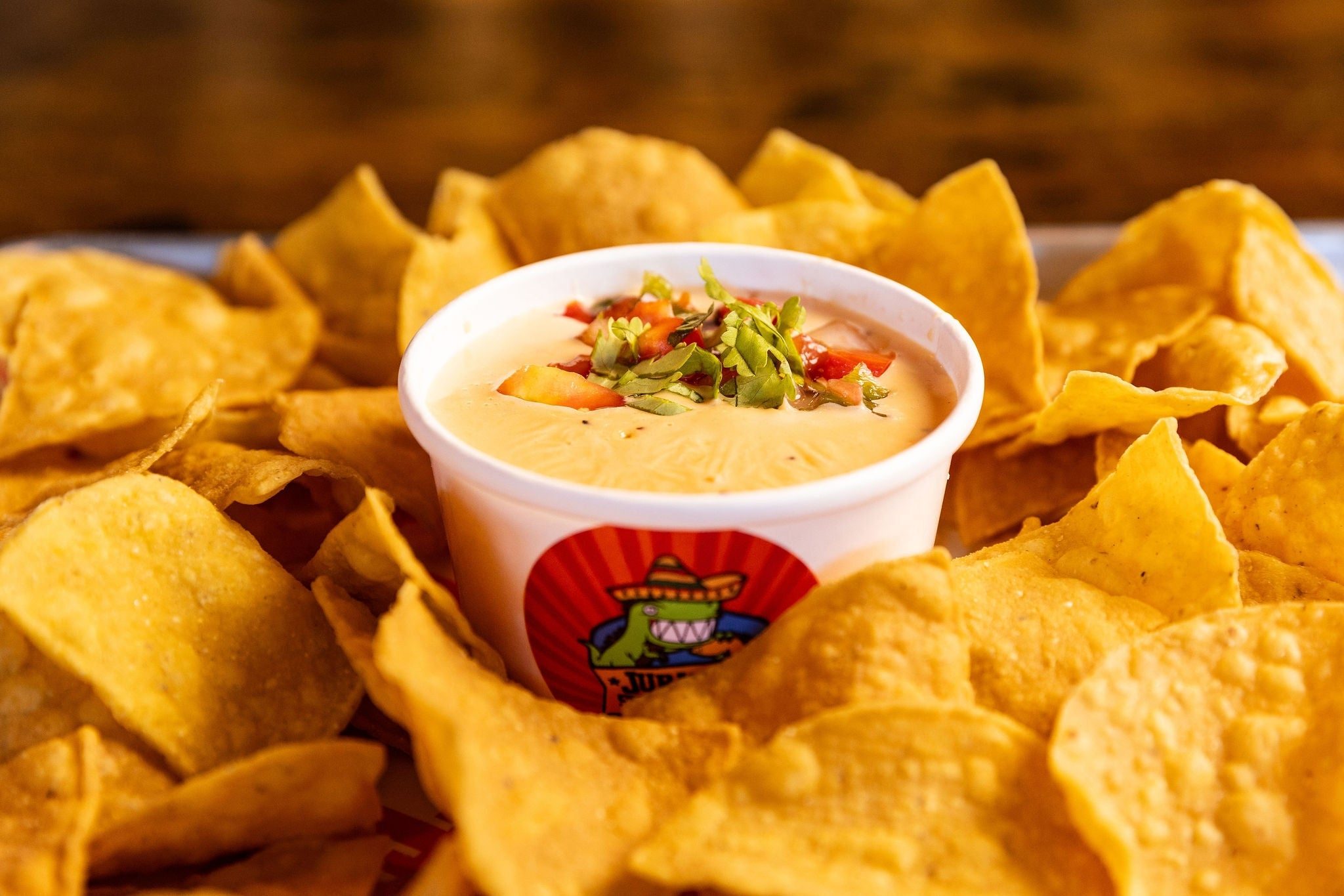 Chips and Queso.