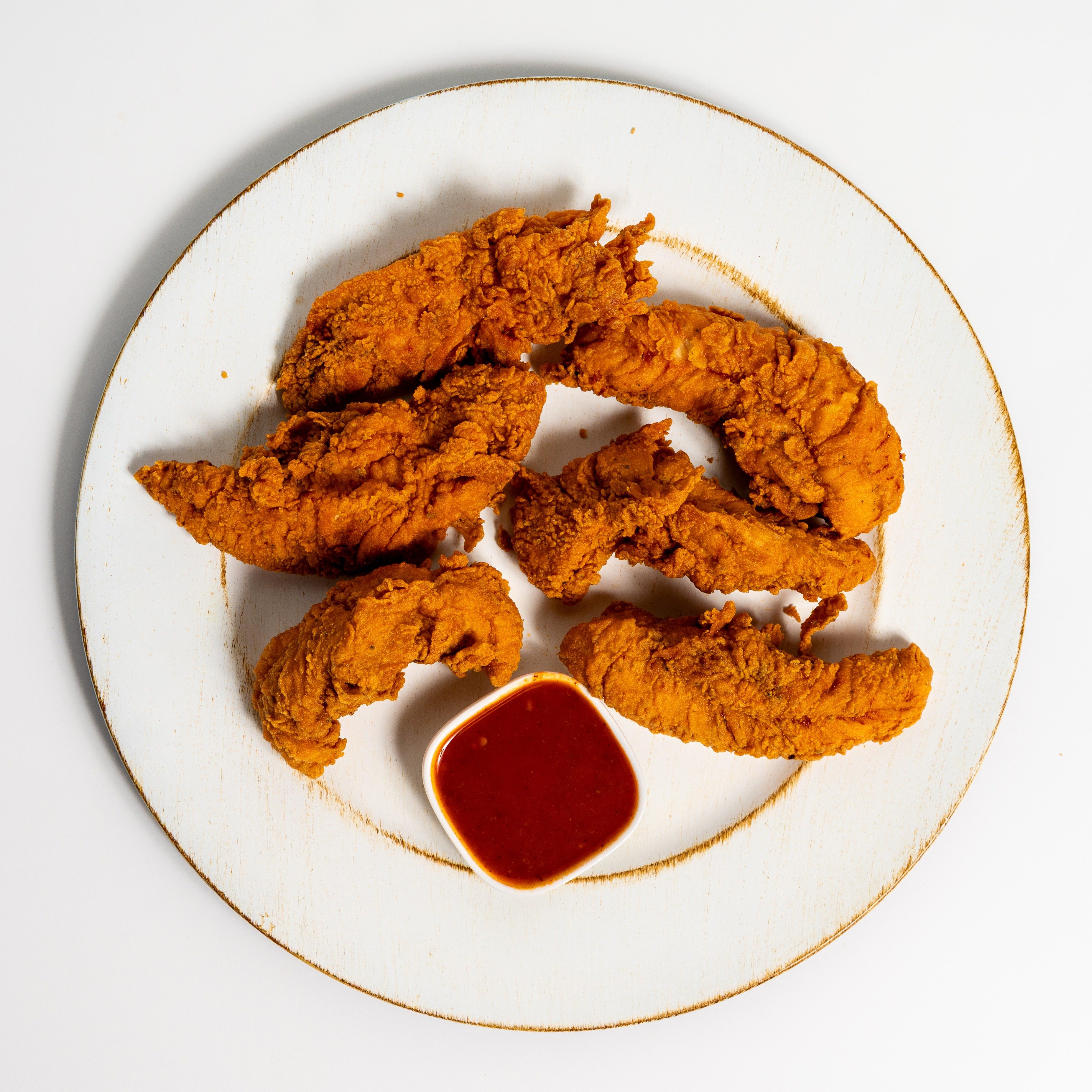 6 Piece boneless chicken tenders.