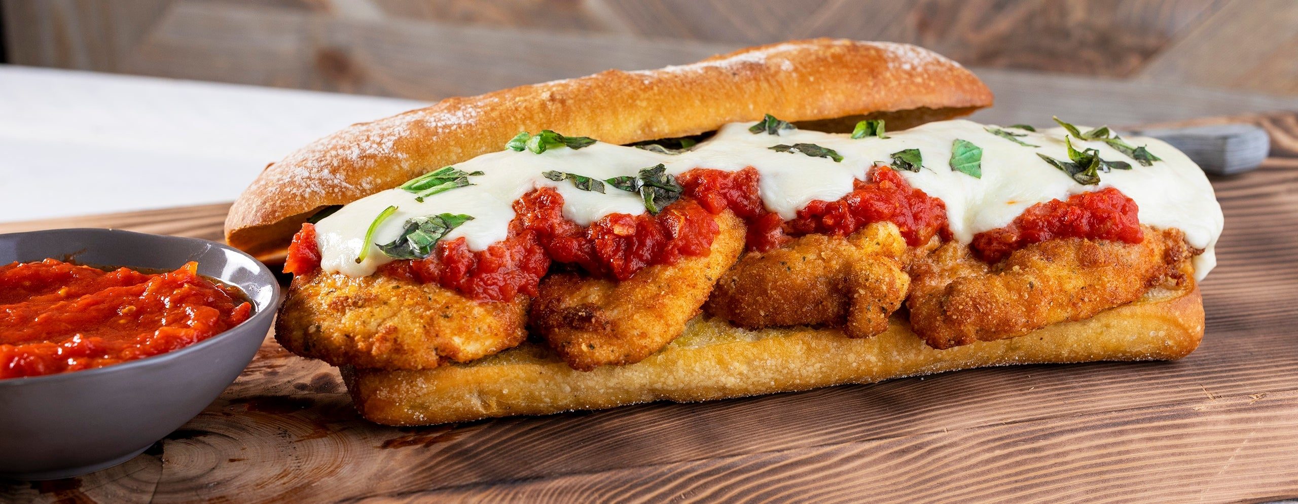 Chicken Parm Sandwich.