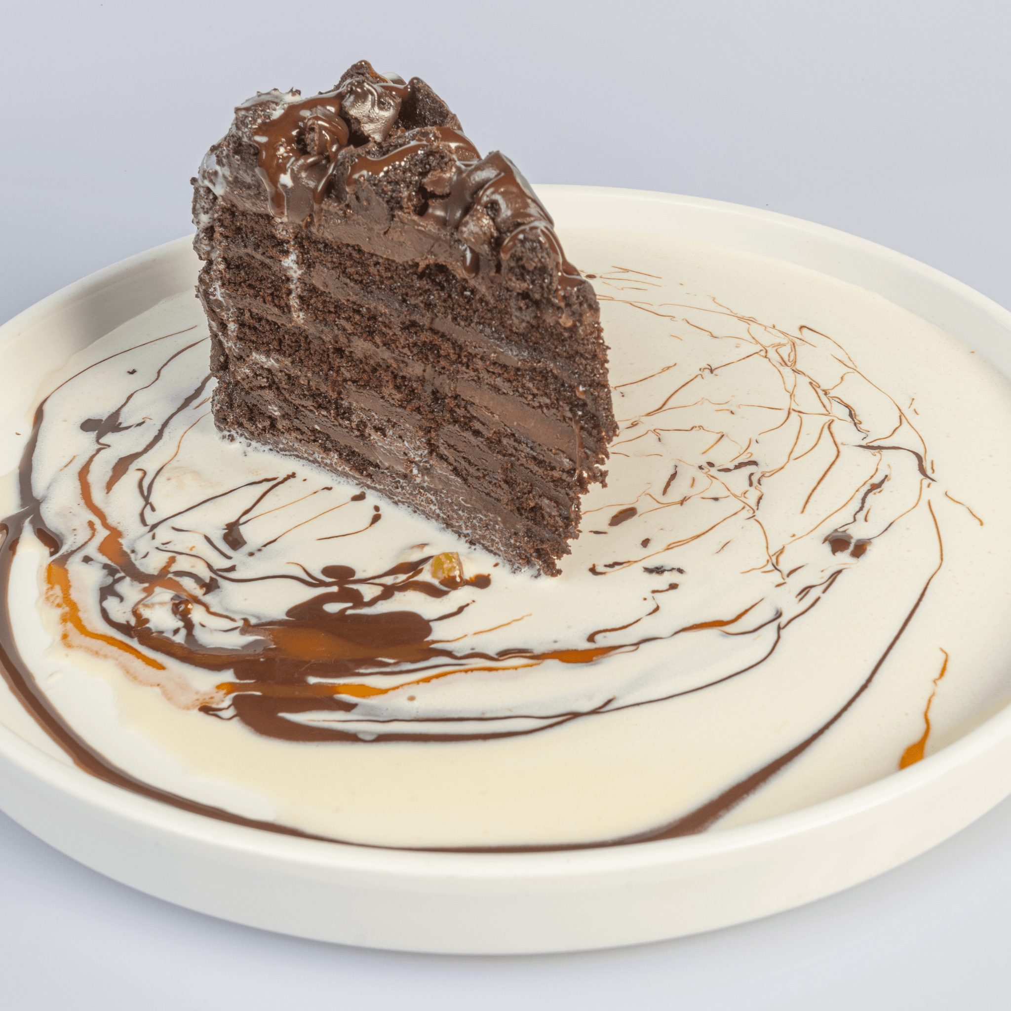 THE 5-LAYER CHOCOLATE CAKE.