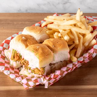 Mini Sliders W/Fries