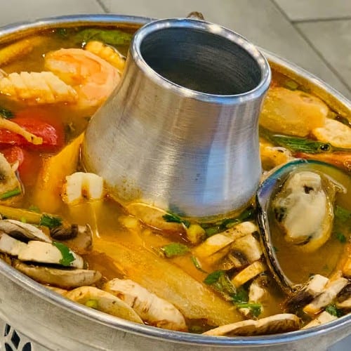 Tom Yum with Seafood Tureen.