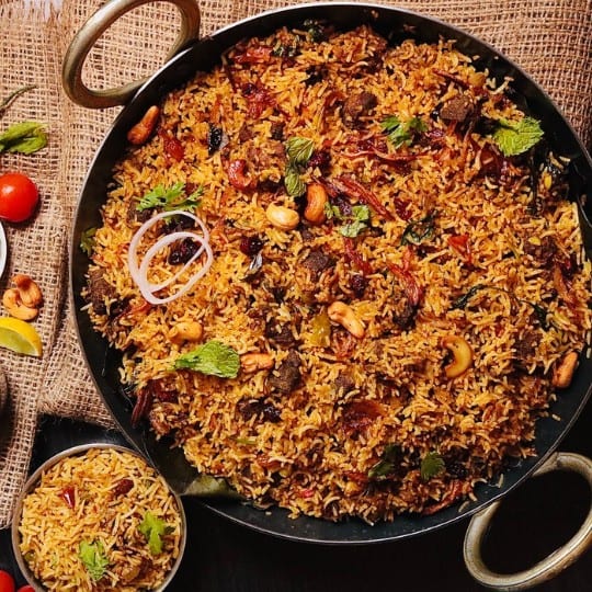 Beef Biryani.