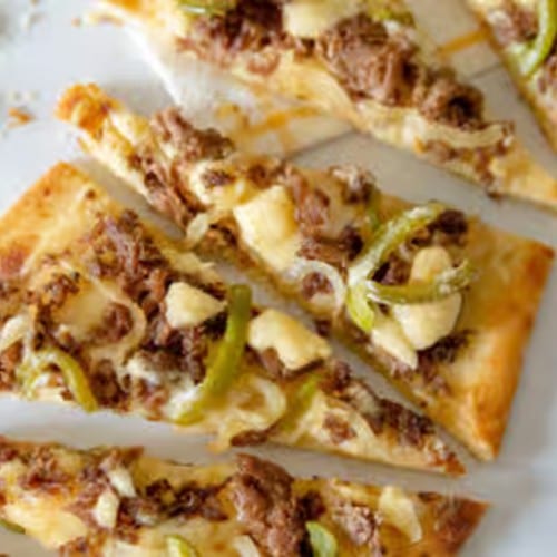 Cheesesteak Flatbread.