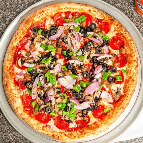 Special Supreme Pizza (8" Mini).